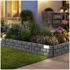 Beeteinfassung Nessa Solar Steinmauer 4-teilig Grau Produktbild-Vorschau 1