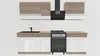 Küchenzeile 270 cm - ECONO B - Sonoma Eiche - Weiß Produktbild-Vorschau 1