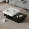 STLVORA Couchtisch Drehbarer Wohnzimmertisch mit Produktbild-Vorschau 3