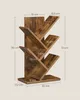 A diagram showing the dimensions of a wooden bookshelf. Produktbild-Vorschau