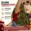 Umělá jedle 180 cm - vánoční stromek zelený - realistická Náhled obrázku produktu 8