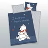 3 tlg Baby Bettwäsche Set - Winnie Pooh Love You Beary Much Produktbild-Vorschau 2