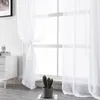 2 Stück Vorhänge Weiß Transparente Voile Lichtfilternd Produktbild-Vorschau 6