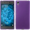 PhoneNatic Case kompatibel mit Sony Xperia X - lila Silikon Produktbild-Vorschau 1