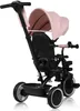 A pink and black multifunctional tricycle for children. Produktbild-Vorschau