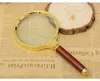Handlupe Klassisch 80mm - Elegante Goldene Lupe aus Glas Produktbild-Vorschau 3