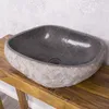 Waschbecken NATURSTEIN-L ca. 40cm Flußstein Findling Produktbild-Vorschau 8
