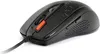 A black computer mouse with an orange accent is shown on a white background. Anteprima dell’immagine prodotto