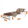 Hausbett, Meble Wróbel, Stabiles Kinderbett Zefir, 90 x 200 Produktbild-Vorschau 3
