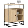 vidaXL Príborník Sonoma dub 69 x 35 x 80 cm materiál na Náhľad obrázku produktu 3