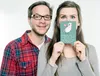 Mr. & Mrs. Panda Postkarte Handball Action - Meeresbrise - Produktbild-Vorschau 4