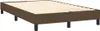 vidaXL Boxspringbett mit Matratze Dunkelbraun 120x200 cm Produktbild-Vorschau 3