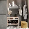 KOMTO Schuhregal Schmal - Schuhablage Flur mit 3 Ebenen Produktbild-Vorschau 4