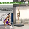 Pole Dance Matte extra dick 10cm Ø120cm schwarz Produktbild-Vorschau 5