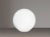 Kleine LED Nachttischlampe Glaskugel Lampenschirm Opalweiß Produktbild-Vorschau 3