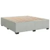 Boxspringbett mit Matratze Hellgrau 180x200 cm Samt Produktbild-Vorschau 5