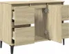 vidaXL Umyvadlová skříňka Sonoma Oak 80x33x60 cm Dřevěný Náhled obrázku produktu 6