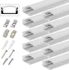 Speed 10x 1m LED Profil Aluprofil Alu Leiste Schiene Produktbild-Vorschau 1