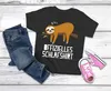 Kinder T-Shirt Mädchen Offizielles Schlafshirt Faultier Produktbild-Vorschau 3