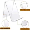 Acryl-Buchständer, 3 Stück, transparente Buchständer, Produktbild-Vorschau 3