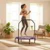 Trampolína Relaxdays s držadlom, Ø 102 cm, skladateľná Náhľad obrázku produktu 2