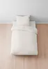 Biberna Bettwäsche natur 1x 135x200 cm + 1x 80x80 cm Produktbild-Vorschau 2