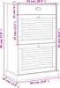 vidaXL Botník VIGO 60x35x96 cm borovicový masiv Náhled obrázku produktu 7