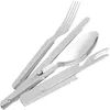 Campingbesteck Edelstahl BW Stil für 4 Personen Outdoor Produktbild-Vorschau 3