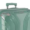 A close-up view of the top section of a green suitcase. Anteprima dell’immagine prodotto