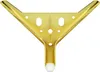 A single gold-colored furniture leg with a white tip, isolated on a white background. Produktbild-Vorschau