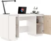 vidaXL Psací stůl bílý 140x50x75 cm Masivní borovicové Náhled obrázku produktu 4