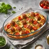 Auflaufform 3er Set Glasbräter Bräter Ofenform Lasagne Form Produktbild-Vorschau 7