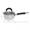 Kinghoff Stahltopf mit Deckel 0,5l 12cm KH1253 Produktbild-Vorschau 2