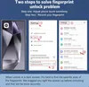 Instructions on how to solve fingerprint unlock problems on a smartphone. Produktbild-Vorschau