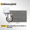32 mm Möbelrollen mit Dicker L-Montageplatte Produktbild-Vorschau 3
