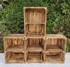 4er Holzkisten Geflammte mit Regal - 40x30x24 cm - Produktbild-Vorschau 5