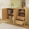 Merax Sideboard mit gewölbten Türen, Kommode mit 2 Produktbild-Vorschau 3