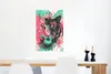 MuchoWow® Poster Tiger - Abstrakt - Rosa 60x90 cm - Produktbild-Vorschau 5