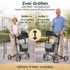 ELONEO Carbon Rollator faltbar und leicht mit Sitz, Produktbild-Vorschau 6