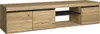 NATURALE Mobile TV ,colore Rovere e Nero, 2 porte e 2 Anteprima dell’immagine prodotto 1
