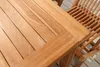 Massiver Gartentisch EMPIRE TEAK 150cm natur Teakholz Produktbild-Vorschau 6