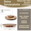 LS-LebenStil XL Servierplatte Drehteller Akazie 37cm Produktbild-Vorschau 2