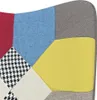 vidaXL Hojdacie kreslo Patchwork Fabric Náhľad obrázku produktu 6