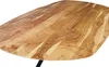 Esszimmertisch Oval 220x100cm Akazienholz massiv natur Produktbild-Vorschau 5