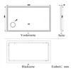 LED Badspiegel mit Uhr Bluetooth Produktbild-Vorschau 9