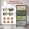 WOLTU Kommode mit 4 Schubladen aus Stoff, Sideboard, Produktbild-Vorschau 6