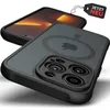 Hülle MagSafe Case Matt Schwarz Magnet Cover Schutz Bumper Produktbild-Vorschau 1