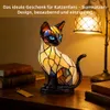 Katzen Lampe, Nachtlicht Siamkatzen mehrfarbig USB, Produktbild-Vorschau 4