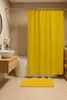 DOCHTMANN Zasłona prysznicowa PVC 180x200cm żółta Podgląd zdjęcia produktu 4