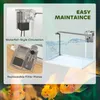 PawHut Glas-Goldfischaquarium mit LED-Beleuchtung, 20 l Produktbild-Vorschau 4